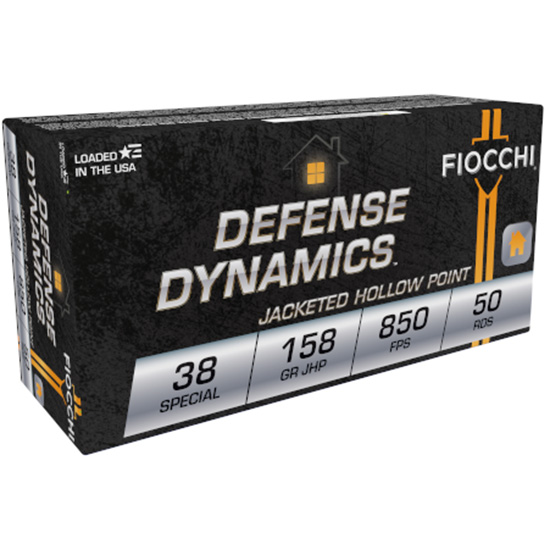 FIO 38SPL 158GR JHP 50/20 - Ammunition